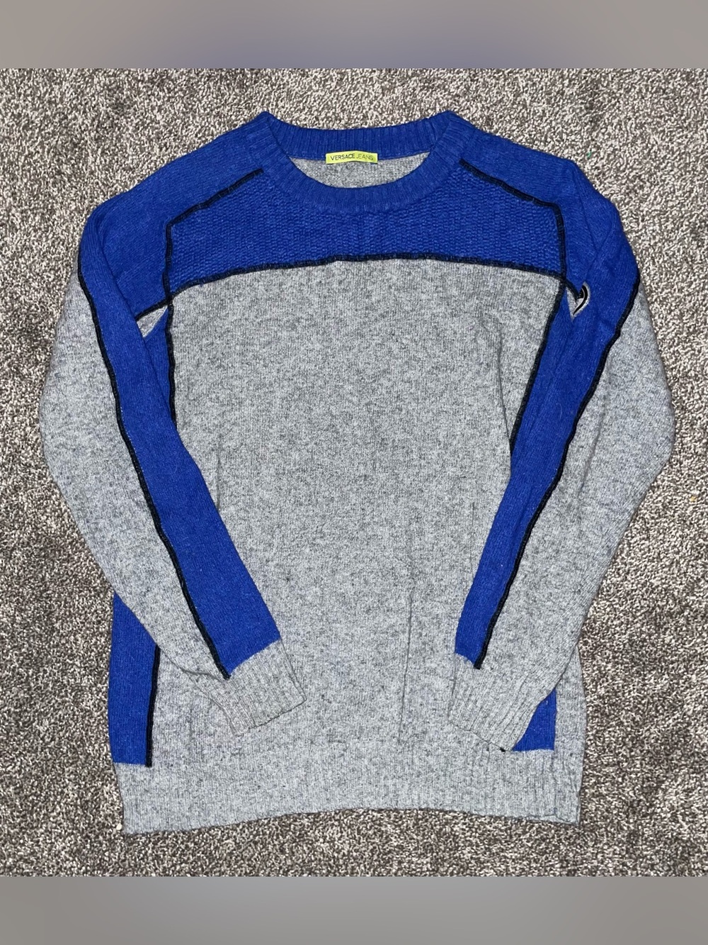 Versace Jeans Cashmere Crewneck Sweater (Made in Italy)